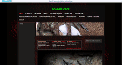 Desktop Screenshot of animalszone.cz